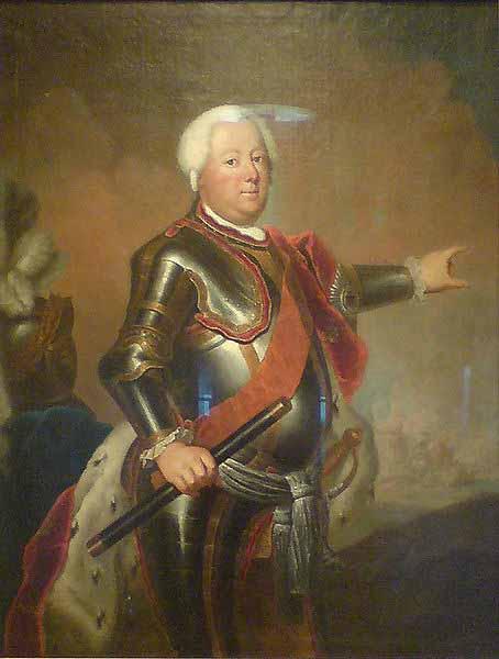 antoine pesne Portrait of Frederick William I of Prussia oil painting picture
